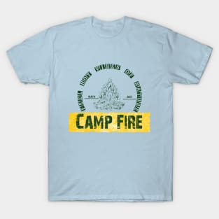 hot vibes of nature - hiking, camping, trekking, outdoor recreation T-Shirt